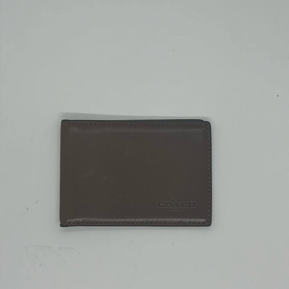 Coach leather cardholder